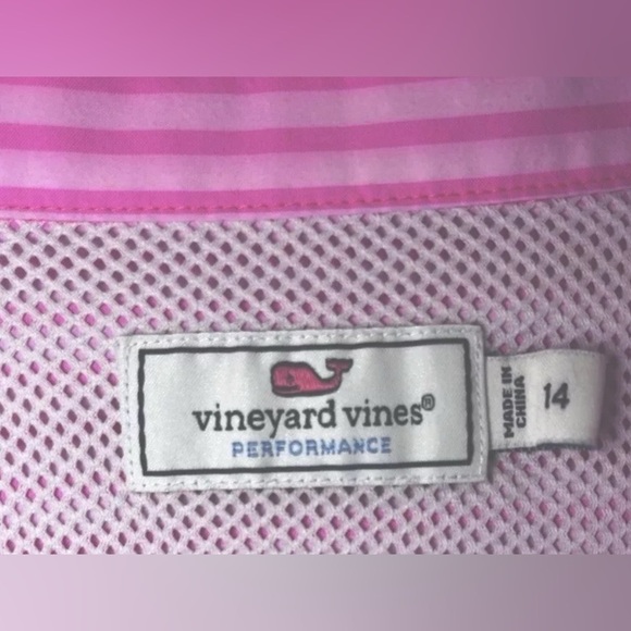 Vineyard Vines Pink Striped Button Down Shirt - Picture 5 of 9